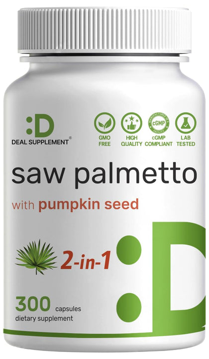 Flacon de 300 capsules de Saw Palmetto DEAL SUPPLEMENT