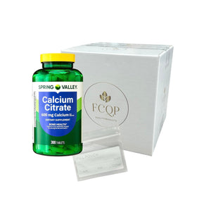 Flacon de 300 comprimés de Calcium Citrate FCQP de 600mg
