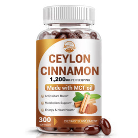 Flacon de 300 gélules de cannelle de Ceylan Nature's live
