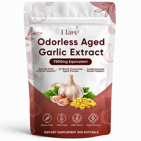Flacon de 300 softgels d'extrait de ail vieilli ELARE