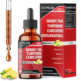 Flacon de 30ml d'extrait de thé vert Tenmido avec goutteuse
