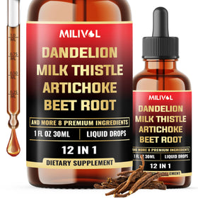 Flacon de 30ml d'extrait liquide de racine de pissenlit MILIVOL