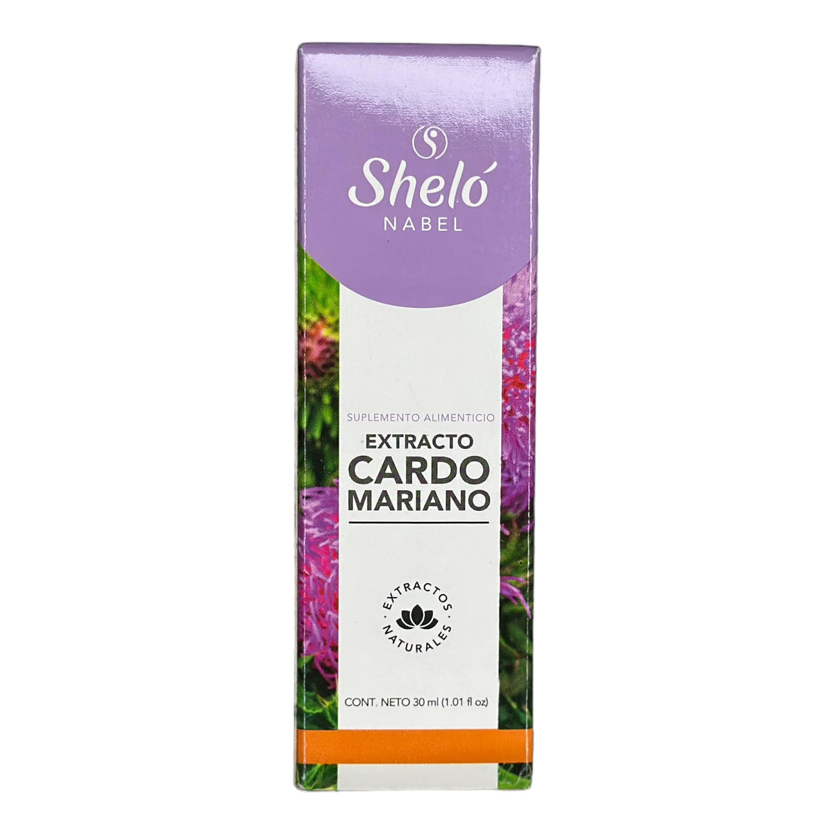Flacon de 30ml de cardo mariano de Sheló NABEL avec étiquette