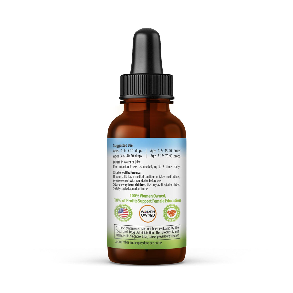 Flacon de 30ml de Complément Alimentaire Herbal Goodness avec étiquette