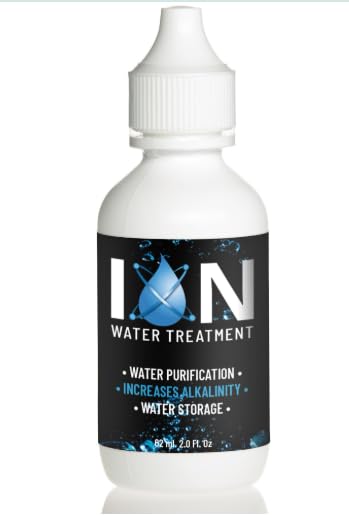 Flacon de 30ml de gouttes d'eau alcaline Ion avec étiquette