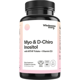 Flacon de 360 capsules de Myo-Inositol et D-Chiro Inositol Wholesome Story