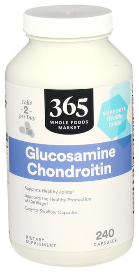 Flacon de 365 by Whole Foods Market chondroïtine 240 capsules vue de face