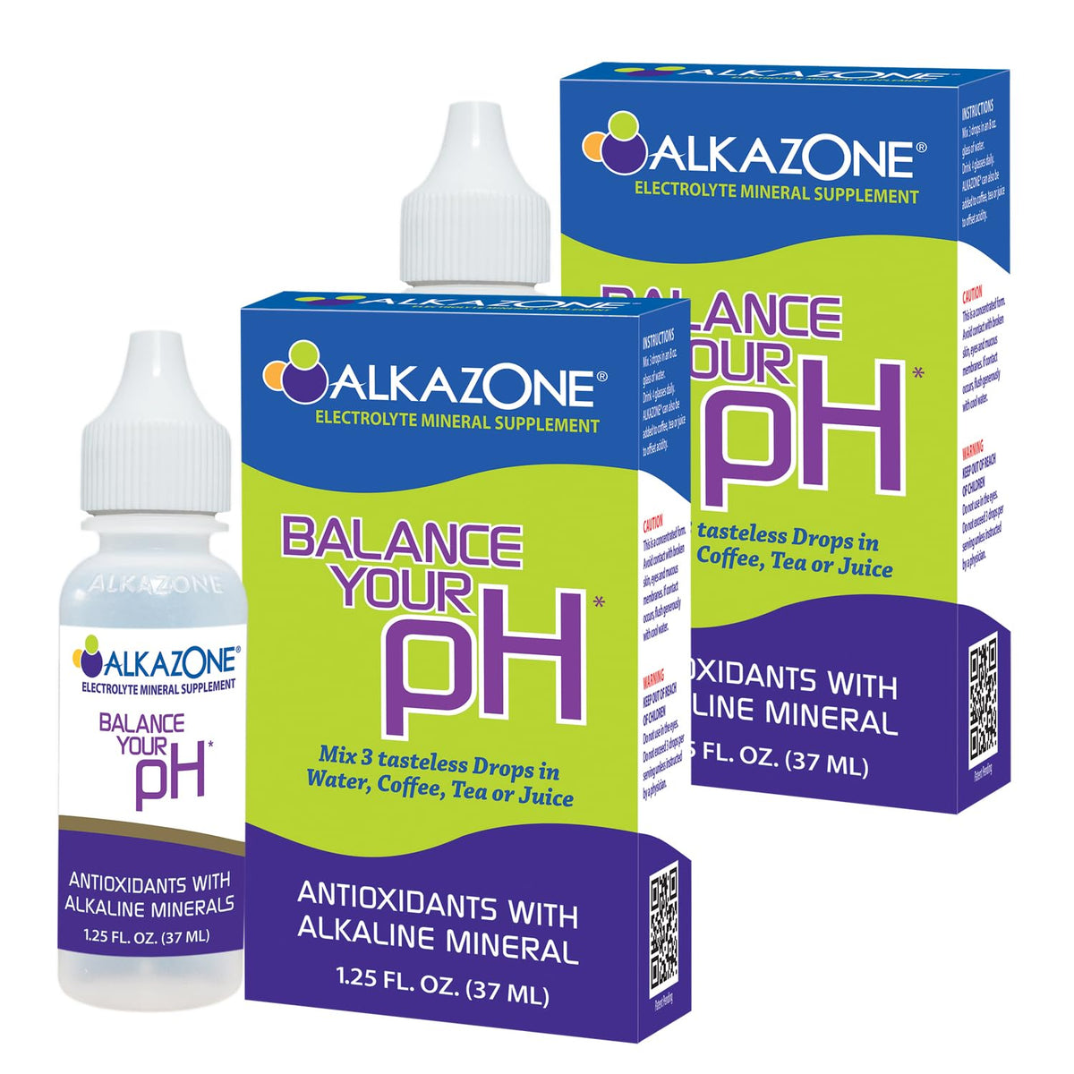 Flacon de 37,5 ml de gouttes Alcalin Minéral d'Alkazone