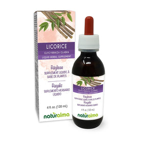 Flacon de 4 fl oz d'extrait liquide de racine de réglisse Naturalma