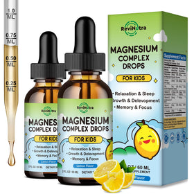 Flacon de 4 Fl Oz de magnésium glycinate liquide ReviNutra