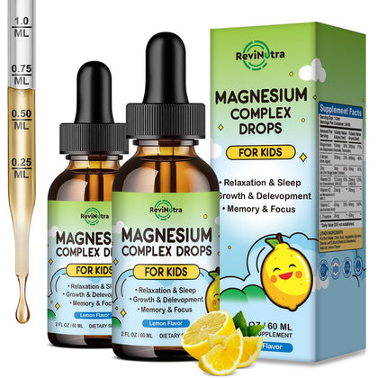 Flacon de 4 Fl Oz de magnésium glycinate liquide ReviNutra