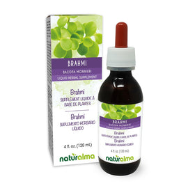 Flacon de 4 fl oz de teinture de Brahmi (Bacopa monnieri) de Naturalma