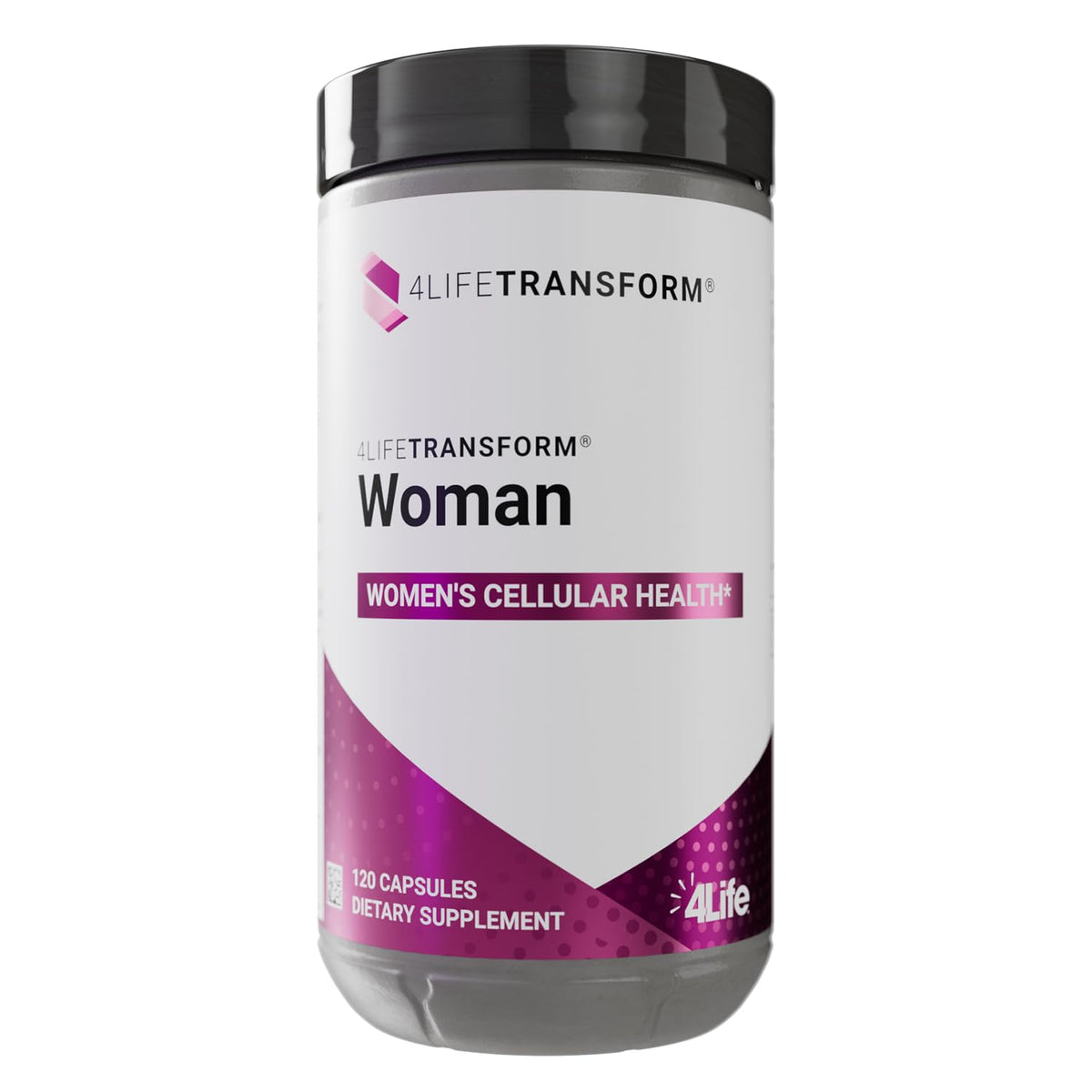 Flacon de 4Life Femme 120 capsules vue de face