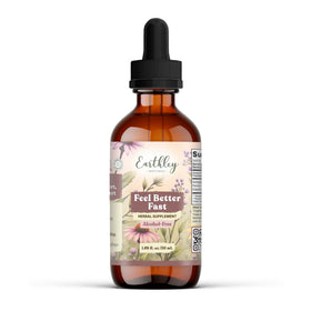 Flacon de 50 ml de Feel Better Fast d'Earthley Wellness avec étiquette