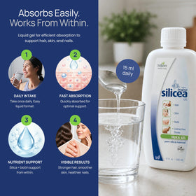 Flacon de 500 ml de Gel de Silicea Pur de hübner sur fond neutre