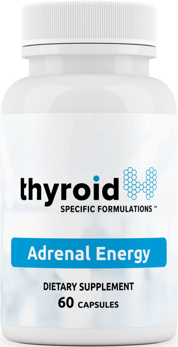 Flacon de 60 capsules Adrenal Energy de Thyroid Specific Formulations