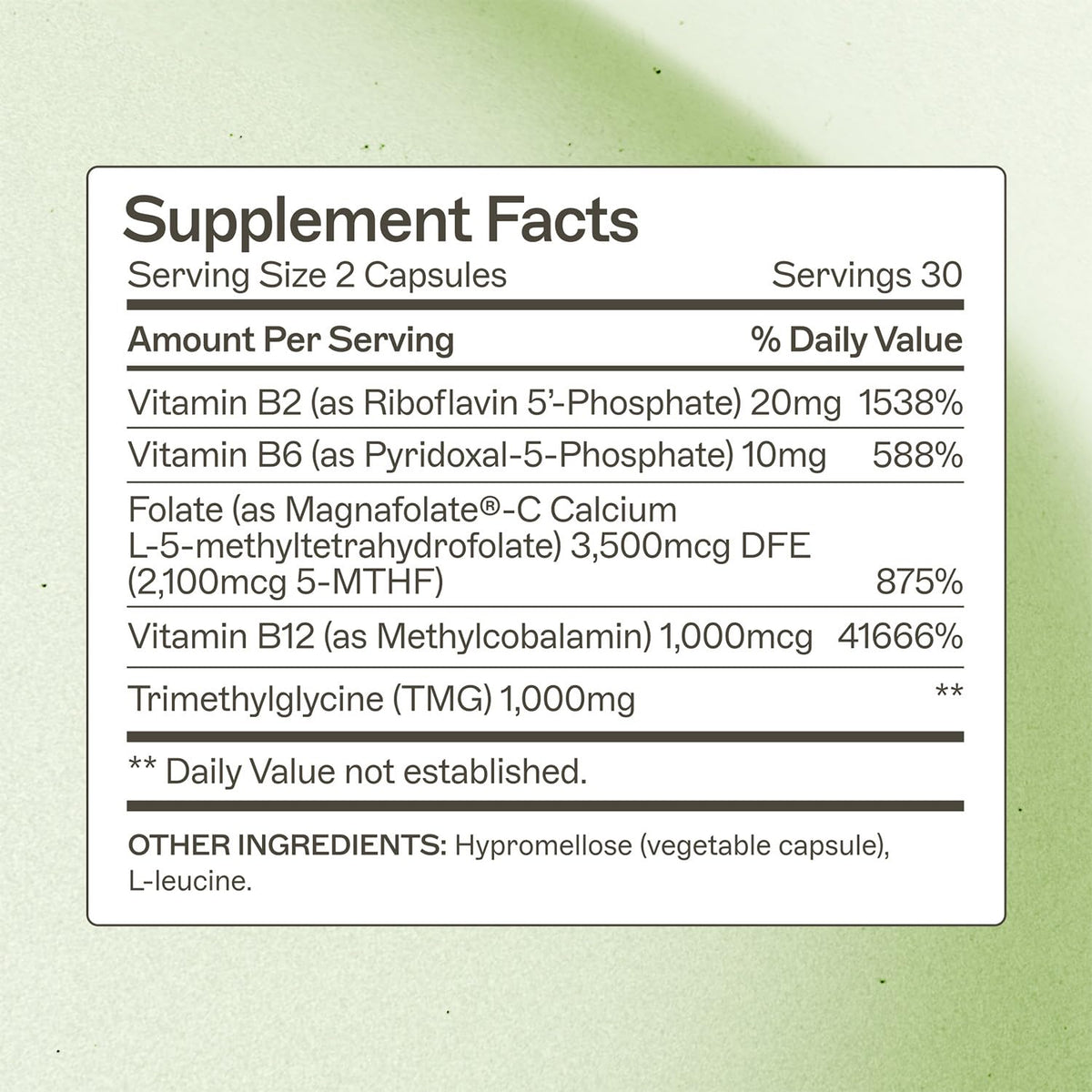 Flacon de 60 capsules Amy Myers MD Methylation Support avec étiquette