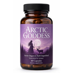 Flacon de 60 capsules Arctic Goddess Complément Alimentaire pour Femmes vue avant