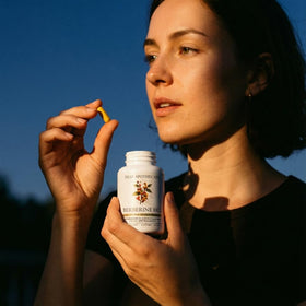 Flacon de 60 capsules Berbérine HCl Dear Apothecary sur table