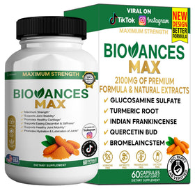Flacon de 60 capsules Biovances Max de GRENVIFY avec étiquette