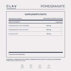 Flacon de 60 capsules CLAV sur une étagère