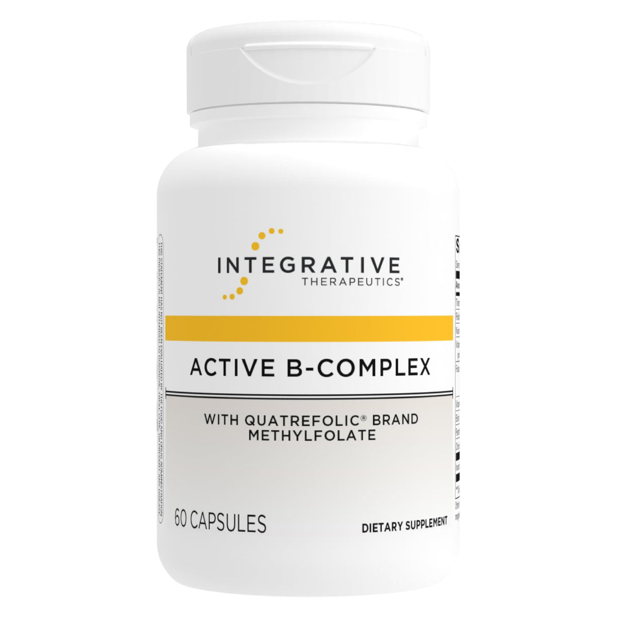 Flacon de 60 capsules d'Active B-Complex d'Integrative Therapeutics