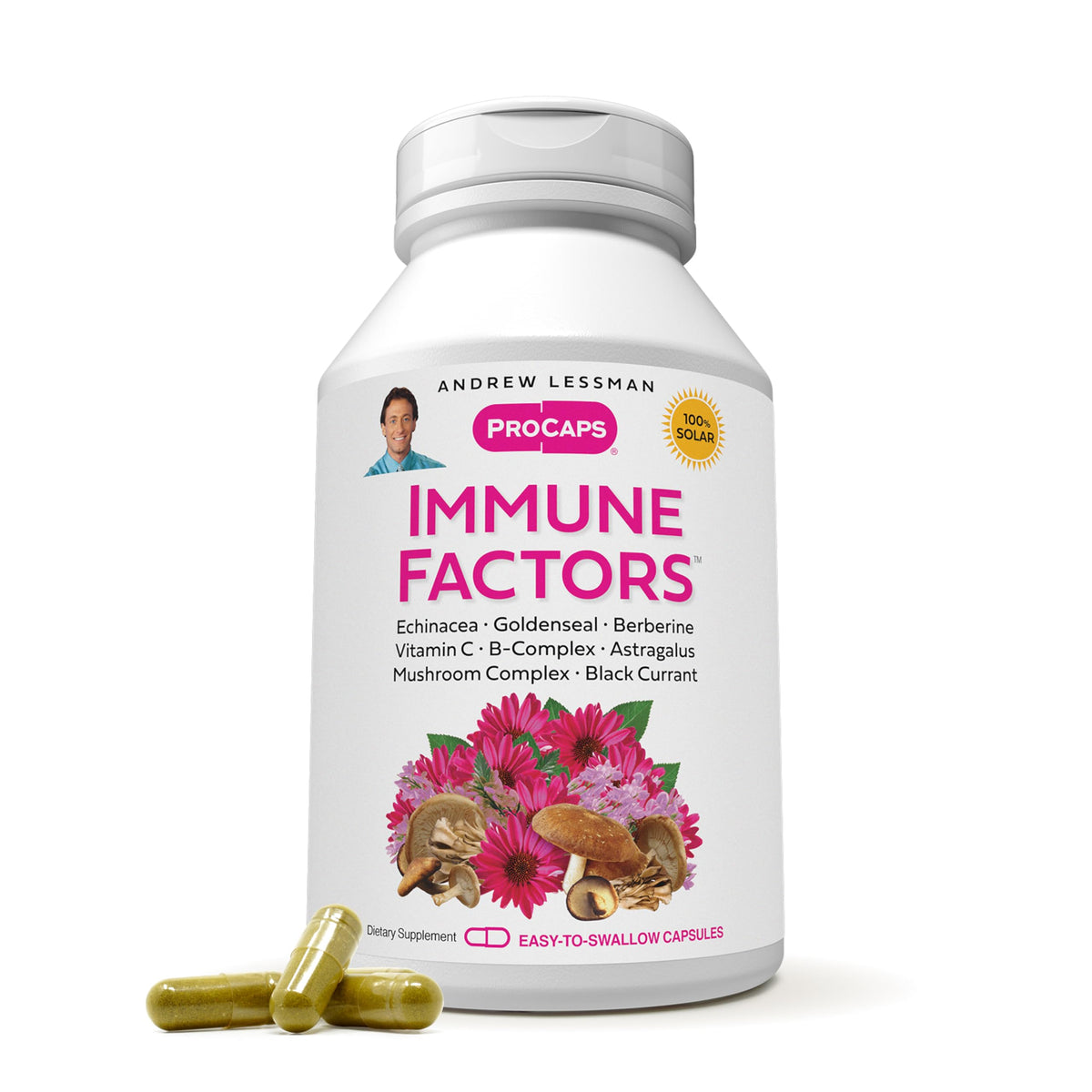 Flacon de 60 capsules d'Echinacée ANDREW LESSMAN