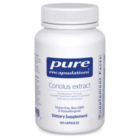 Flacon de 60 capsules d'extrait de Coriolus Pure Encapsulations