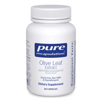 Flacon de 60 capsules d'extrait de feuille d'olivier Pure Encapsulations