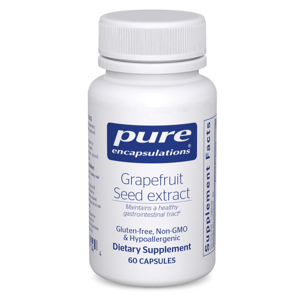 Flacon de 60 capsules d'extrait de pépins de pamplemousse Pure Encapsulations