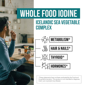 Flacon de 60 capsules d'iode Triquetra Health