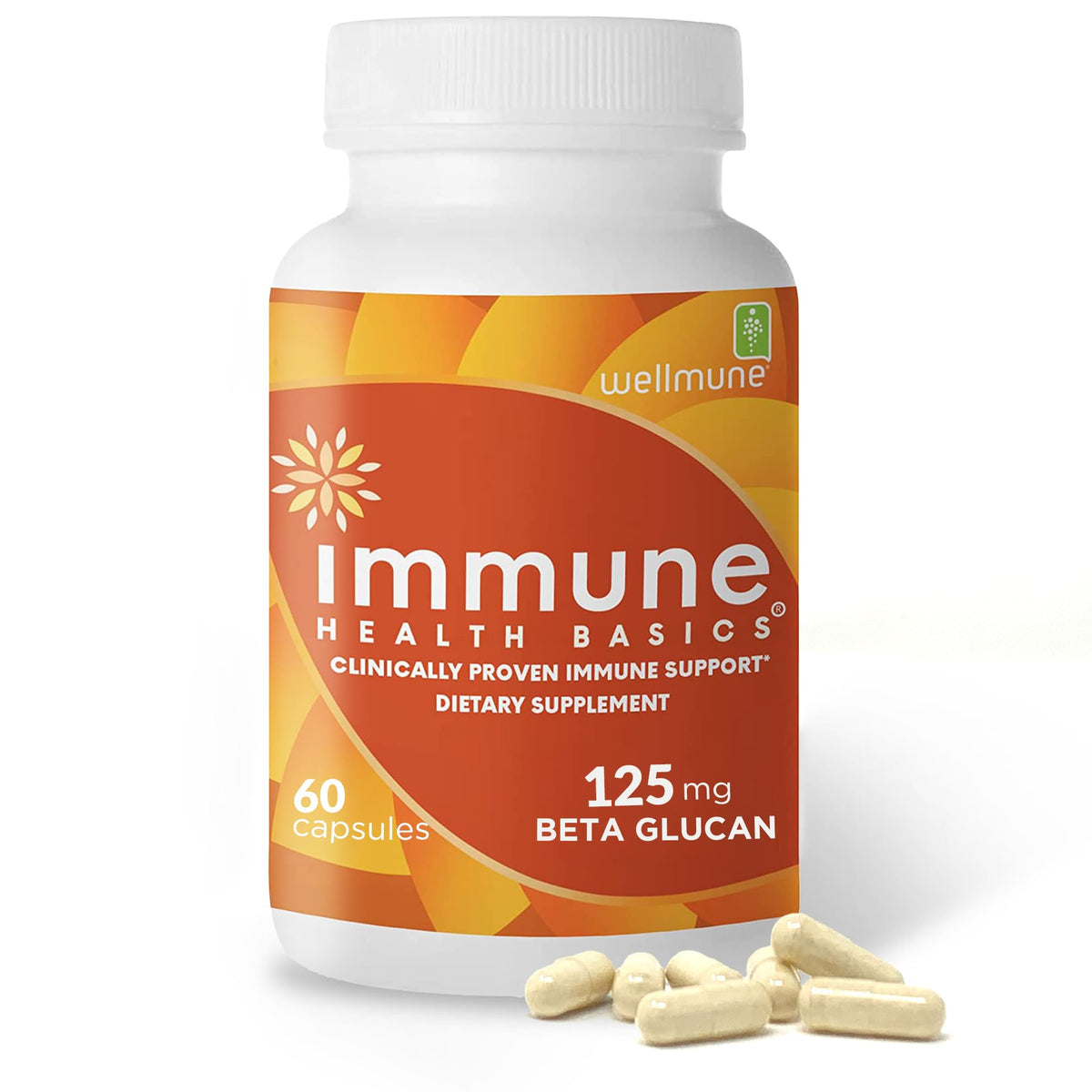 Flacon de 60 capsules daily wellness Health Basics avec étiquette