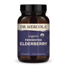 Flacon de 60 capsules de baies de sureau fermentées Dr. Mercola