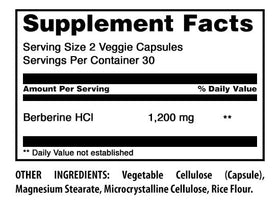 Flacon de 60 capsules de Berbérine Amazing Nutrition