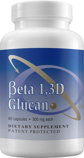 Flacon de 60 capsules de Beta 1,3D Glucan 500 mg de Transfer Point