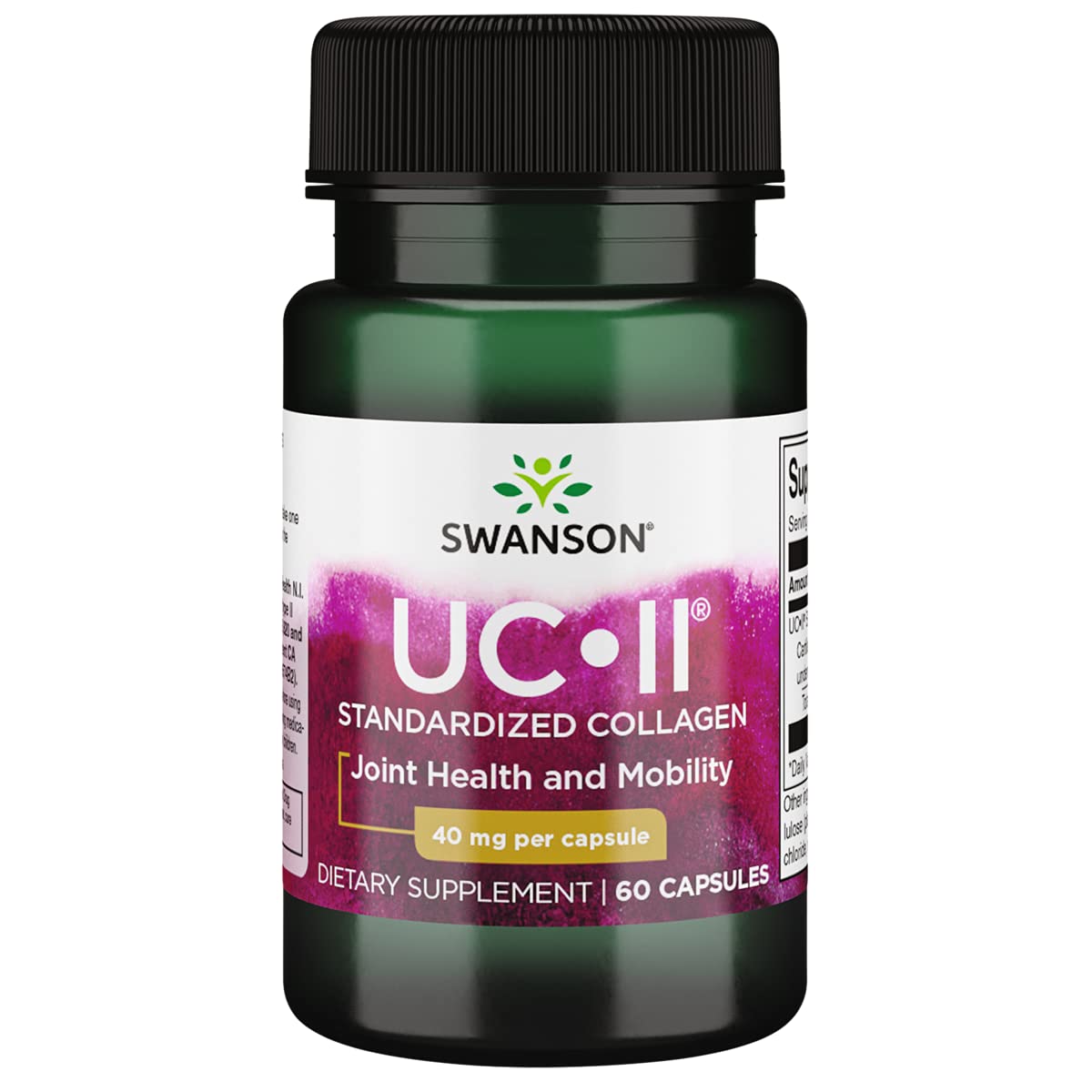 Flacon de 60 capsules de collagène UC-II Swanson