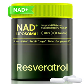 Flacon de 60 capsules de complément alimentaire NAD+ de Lyndops