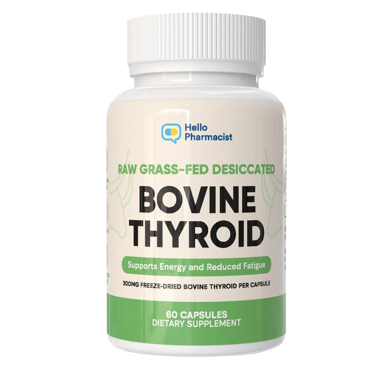 Flacon de 60 capsules de complément alimentaire thyroïdien HelloPharmacist