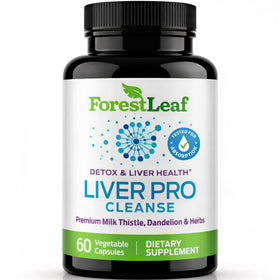 Flacon de 60 capsules de détoxifiant pour le foie ForestLeaf