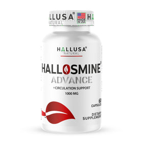 Flacon de 60 capsules de diosmine 1000 mg Hallusa Natural