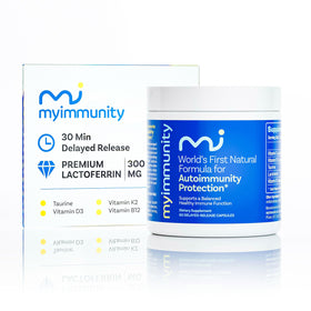 Flacon de 60 capsules de lactoferrine MyImmunity 300mg