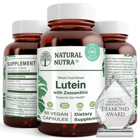 Flacon de 60 capsules de Luteine et Zeaxanthine Natural Nutra