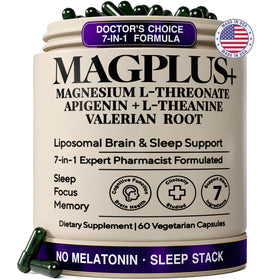 Flacon de 60 capsules de Magnésium L-Thréonate Plus+Ultra