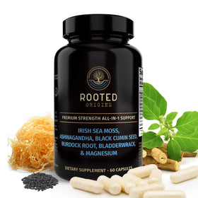 Flacon de 60 capsules de Mousse de Mer Irlandaise Rooted Origins