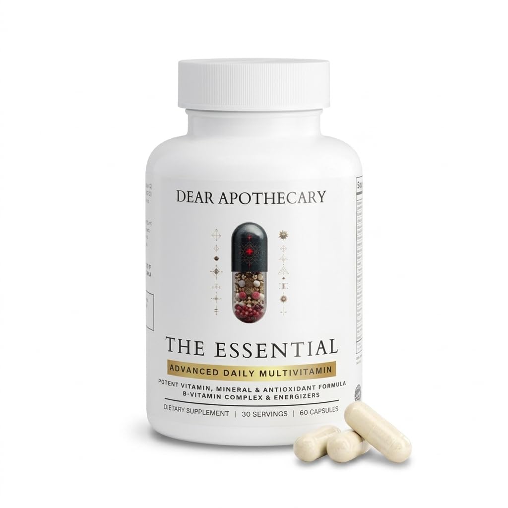 Flacon de 60 capsules de multivitamine quotidien Dear Apothecary