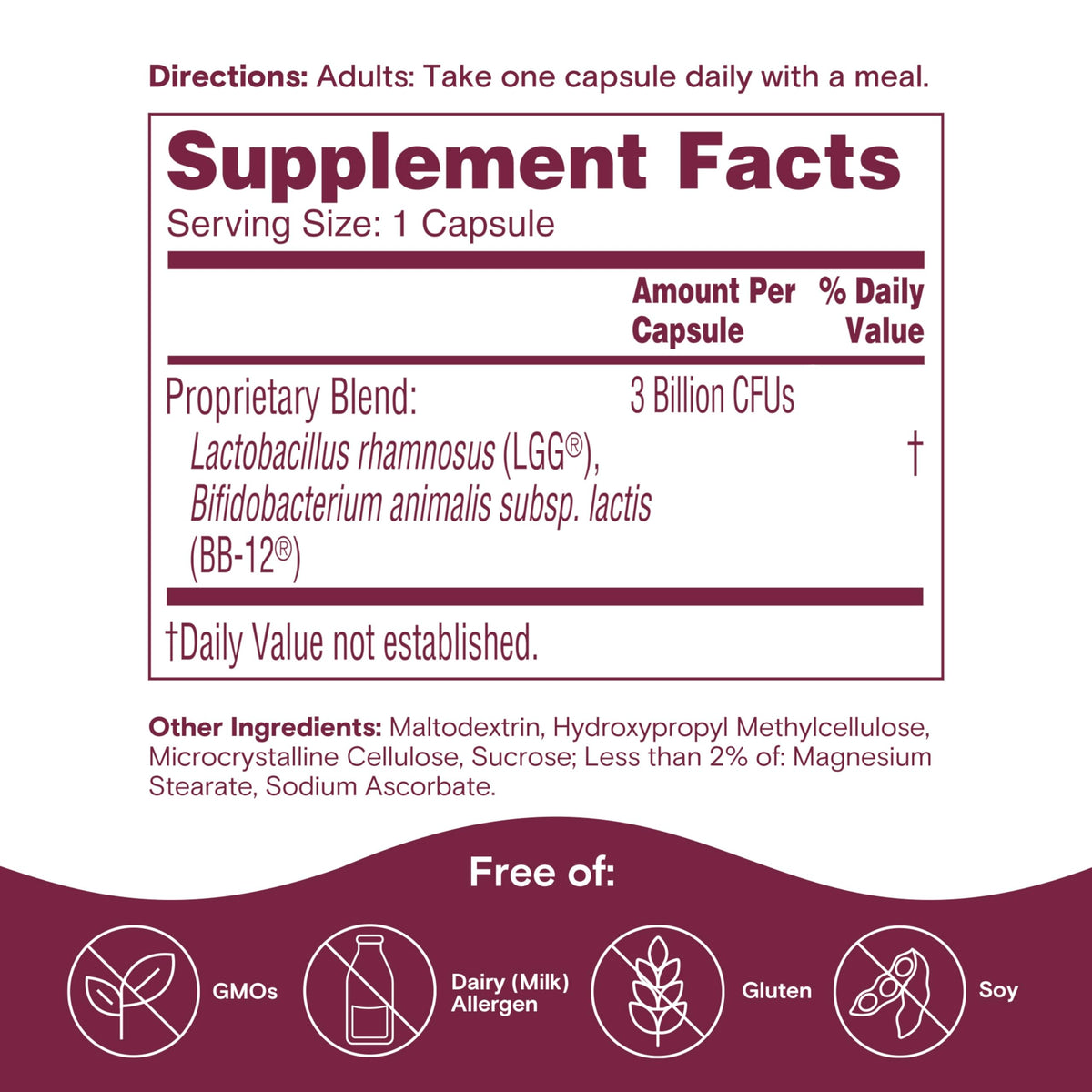Flacon de 60 capsules de Phillips' Colon Health ouvert