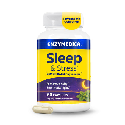 Flacon de 60 capsules de phytosome de mélisse Enzymedica