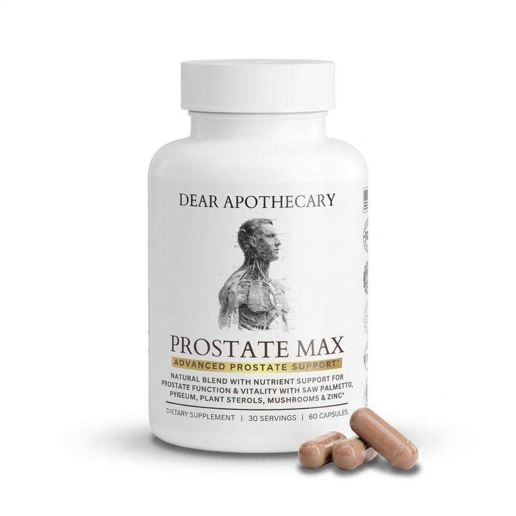 Flacon de 60 capsules de Prostate Max de Dear Apothecary