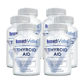 Flacon de 60 capsules de Research Verified Complément Alimentaire Thyroïdien
