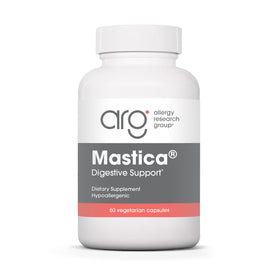 Flacon de 60 capsules de résine mastic Chios Allergy Research Group